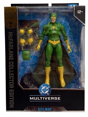 Kite-Man 7" Batman Rogues Gold Label McFarlane Platinum Edition Collector 43 New